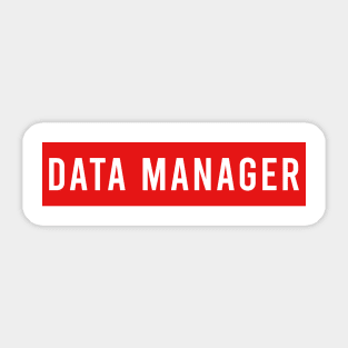 DATA MANAGER Sticker